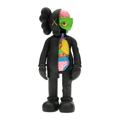 KAWS COMPANION OPEN EDITION FLAYEDカウズ Kaws Companion Flayed Open Edition Vinyl Figure Black Price in